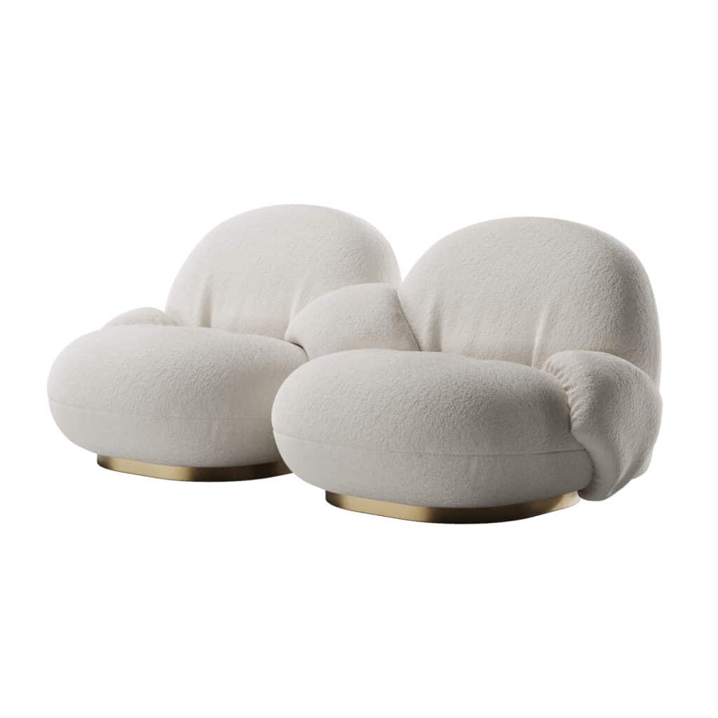 Gubi Pacha Sofa 2 Seater Harp